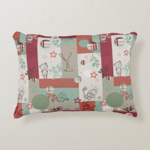 Baby Quilt Pattern 2 Decorative Cushion