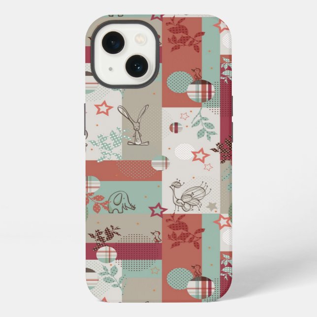 Baby Quilt Pattern 2 iPhone Case (Back)