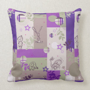 Baby Quilt Pattern Cushion