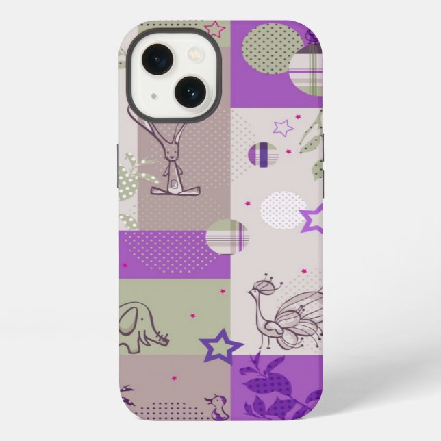 Baby Quilt Pattern iPhone Case (Back)