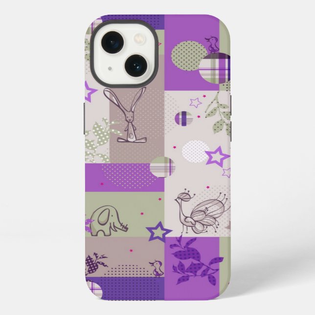 Baby Quilt Pattern iPhone Case (Back)