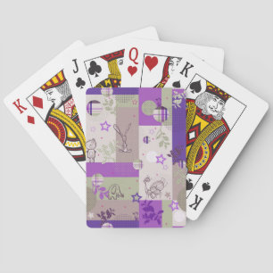 Baby Quilt Pattern Playing Cards