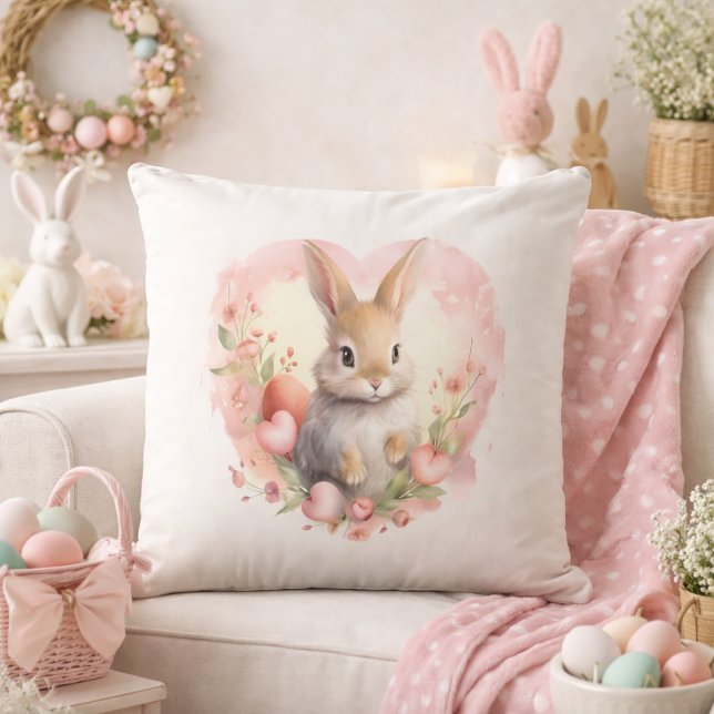 Baby Rabbit Heart Cushion (Creator Uploaded)