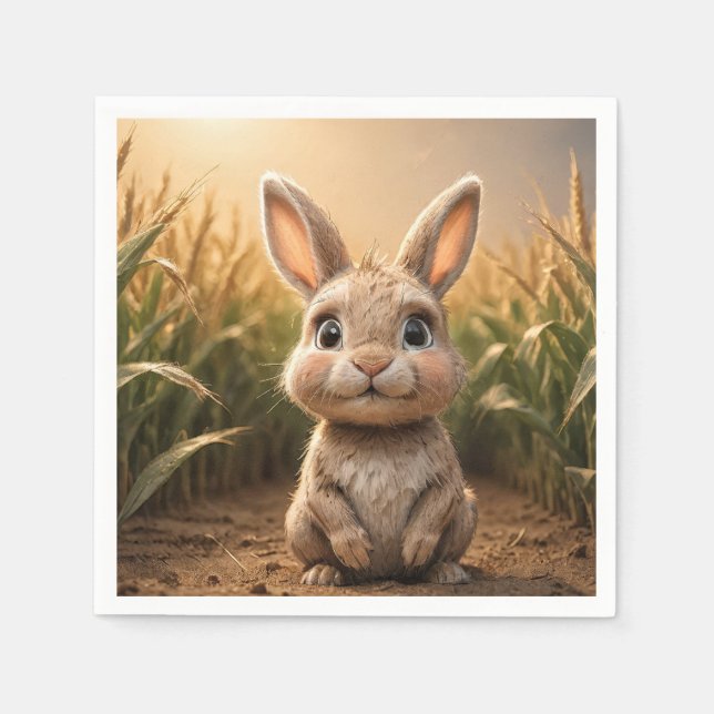 Baby Rabbit Napkin (Front)