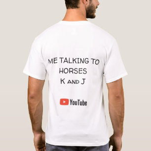 BABY RACEHORSE MARE JAIMIE, YOU TUBE SHIRT 