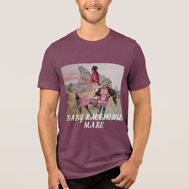 BABY RACEHORSE MARE Tri-Blend SHIRT (Front)