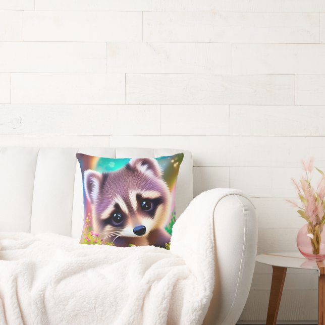 Baby Racoon Cushion (Couch)