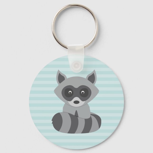 Baby Racoon Key Ring (Front)