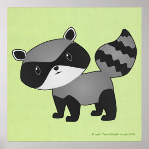 Baby Racoon Print