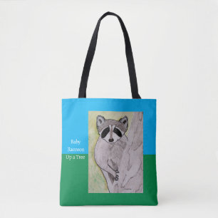 Baby Racoon  Tote Bag