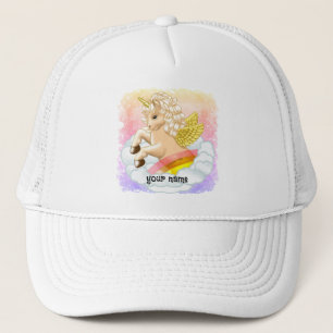 Baby Rainbow Unicorn Trucker Hat
