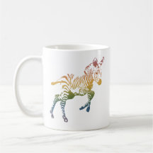 Baby Rainbow Zebras Mug