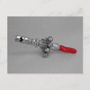 Baby rattle, Colonial Period, c.1770 Postcard