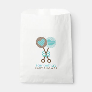 Baby Rattles Twin Boys Baby Shower Favour Bag