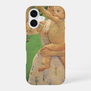 Baby Reaching for an Apple by Mary Cassatt iPhone 16 Case