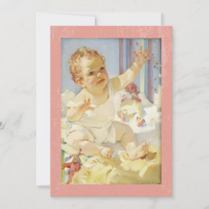 Baby Reaching for Momma Haddon Sunblom Artist Thank You Card