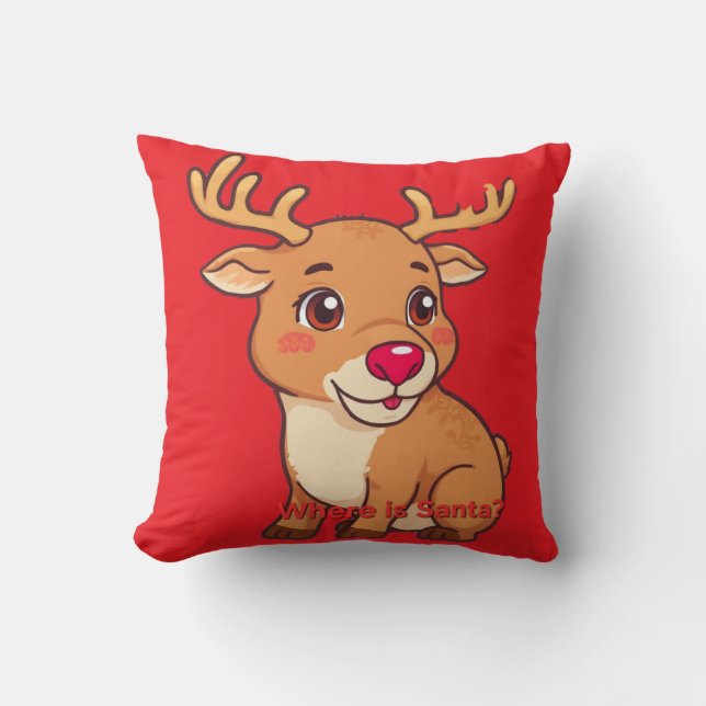 Baby reindeer cushion (Front)