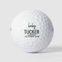 BABY REVEAL GOLF BALLS CUSTOM PERSONALIZED