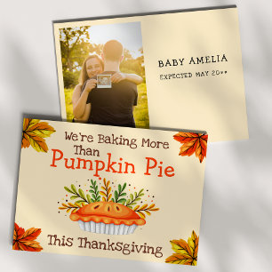 Baby Reveal    Thanksgiving Pregnancy Announcement