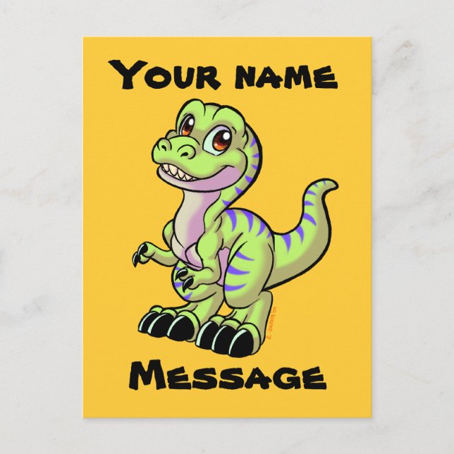 Baby Rex custom Postcard (Front)