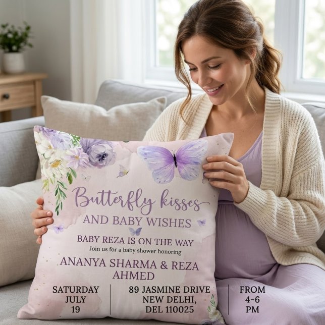 Baby Reza Butterfly Baby Shower Cushion (Creator Uploaded)