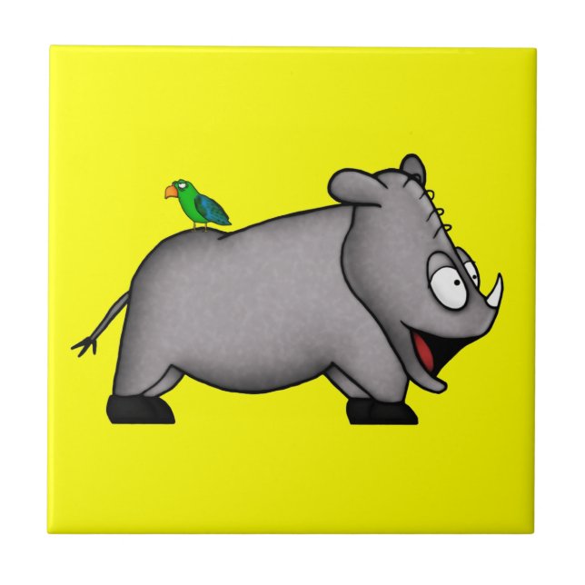 Baby Rhino Tile (Front)