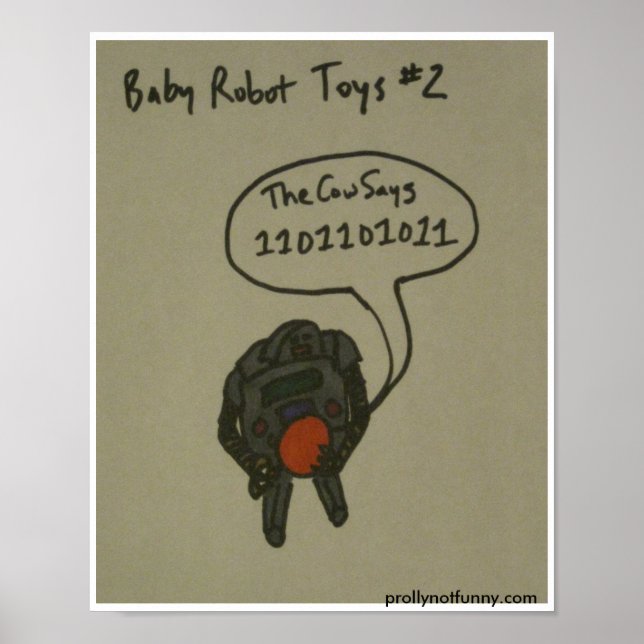 Baby Robot Toys #2 Poster (Front)