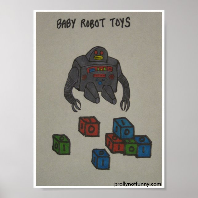 Baby Robot Toys Poster (Front)