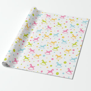 Baby Rocking Horses Wrapping Paper