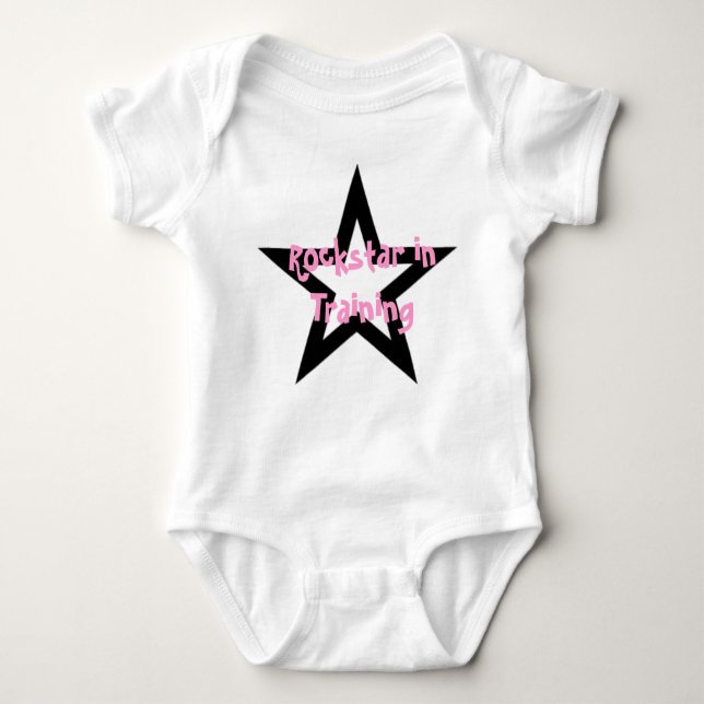 Baby Rockstar Baby Bodysuit (Front)