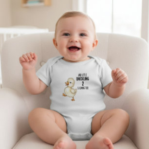 Baby Romper, "Our Little Duckling" Baby Clothes Bodysuit