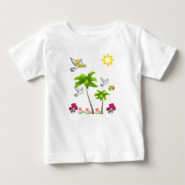 Baby Romper T-Shirt (Front)