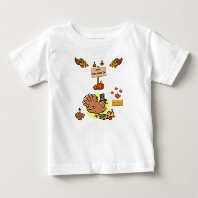 Baby Romper T-Shirt (Front)