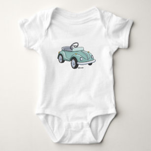Baby rompertje with a beetle staircase car baby bodysuit