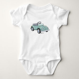 Baby rompertje with a beetle staircase car bodysuit