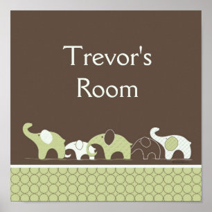 Baby Room Elephant Poster