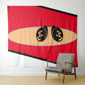 Baby RoomCUTE_RED_WHITE_BLACK_ RMDESIGNFLO55  Tapestry