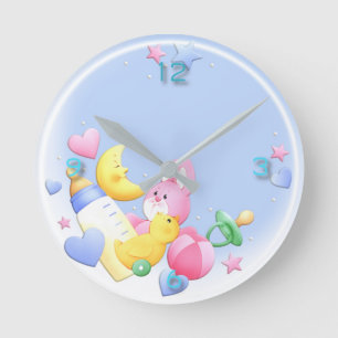 Baby Round Clock