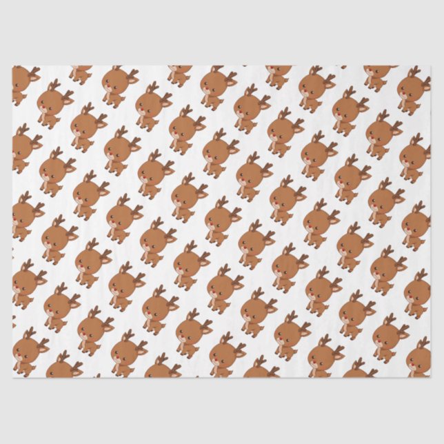 Baby Rudolph Tissue Paper (Front)
