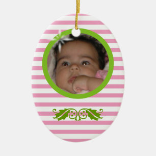 Baby’s 1st Christmas Custom Ceramic Ornament