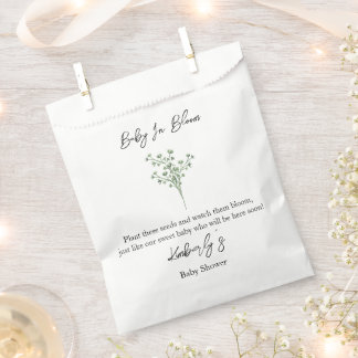 Baby’s Breath | Baby In Bloom Seeds Baby Shower Favour Bag