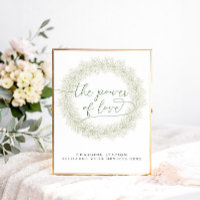 Baby’s Breath Bridal Shower Charging Station