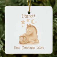 Baby’s First Christmas Cowboy Boots & Foal