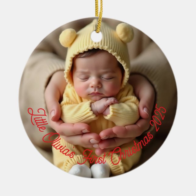 Baby’s First Christmas Ornament (Front)