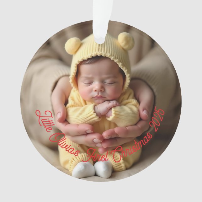 Baby’s First Christmas Ornament (Front)