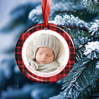 Baby’s First Christmas Ornament 2025 with Photo