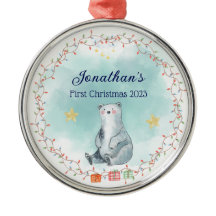 Baby’s First Christmas Ornament Personalised Gift