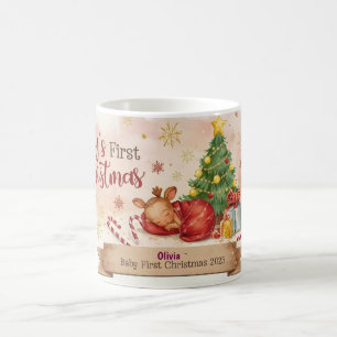 Baby’s First Christmas Personalised Mug