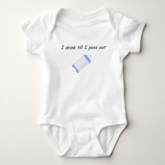Baby s - I Drink till I Pass Out Bodysuit