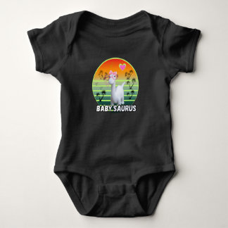 Baby Saurus – Cute Dinosaur Baby Design Bodysuit